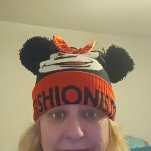 Disney Black and Red Mickey Mouse Beanie